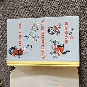 vtg 50s "Best in childrens books" vol 27 HCDJ homeschool literature school book